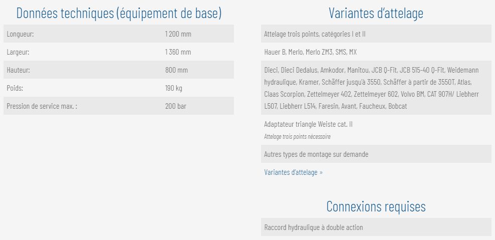 RBG - Pince pour balles rondes - Göweil - Poids : 190 kg - Diamètres de balles 1,10 à 1,60 m_5