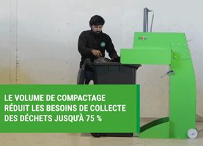 Compacteur de déchets BP240 pour établissements de santé - Hygiène, sécurité et efficacité._6