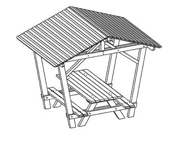 Table pique-nique avec ombrière_5