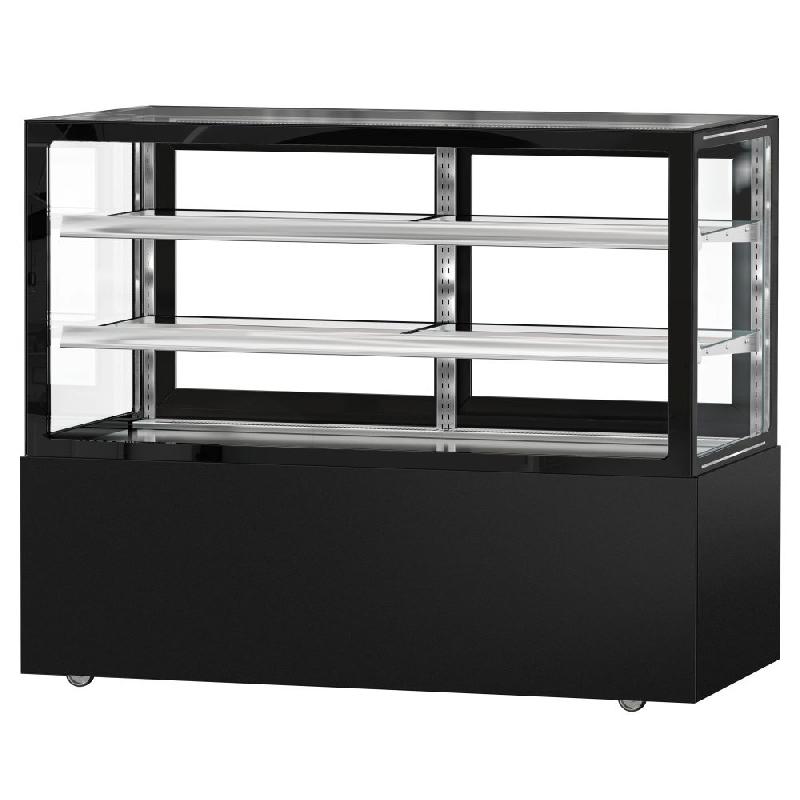 Vitrine réfrigérée pour pâtisserie MADRID - 1500 mm - 2 étagères - Noir_5