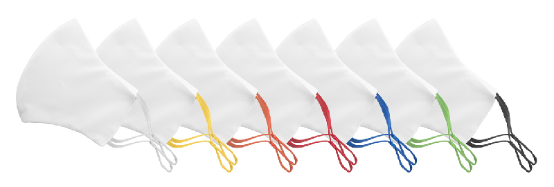 Masque facial personnalisé - lavable, réutilisable, impression sublimation, taille adulte - 100% polyester et coton_5