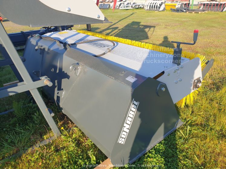 Godet balayeur à brosse rotative Sonarol LS SNR 2400 - Attelage Euro - Largeur 2400 mm - Neuf_5