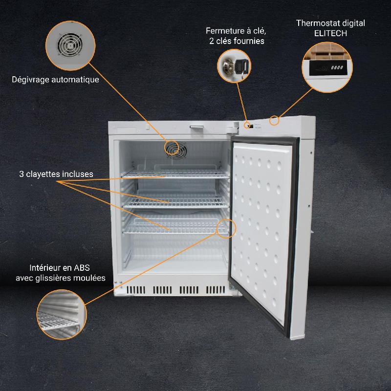 Armoire réfrigérée positive blanche - 200L | L2g - AW-RC200_5