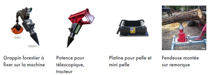 Fendeuse à vis M3 5.2S LASCO - 3 moteurs Parker - Fendage jusqu'à 500 cm et 150 cm de diamètre_5