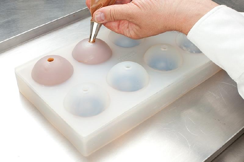 Ø55 mm - Moule en silicone 8 sphères entières Pavoni Italia_5