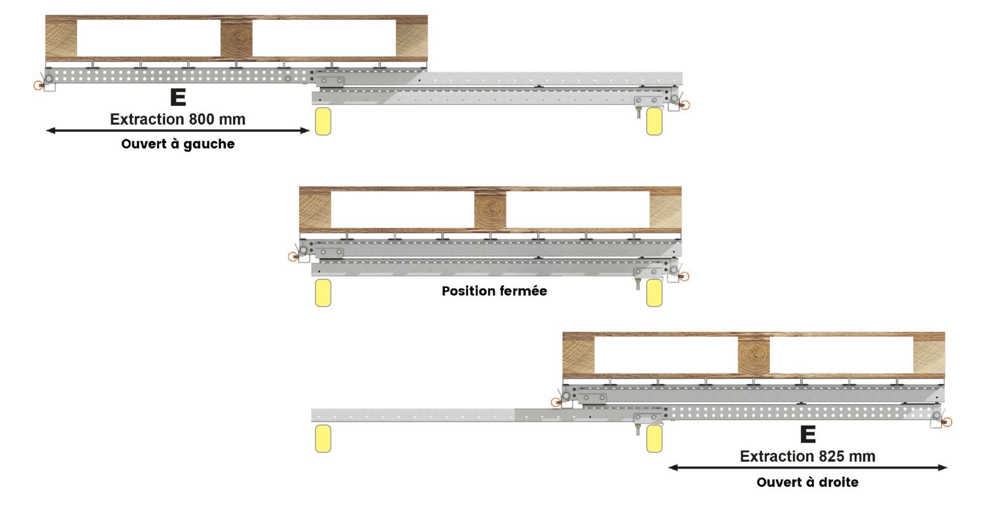 Tiroir à palette - ouverture des deux côtés - charge maximale 700 kg - compatible rayonnages industriels_5