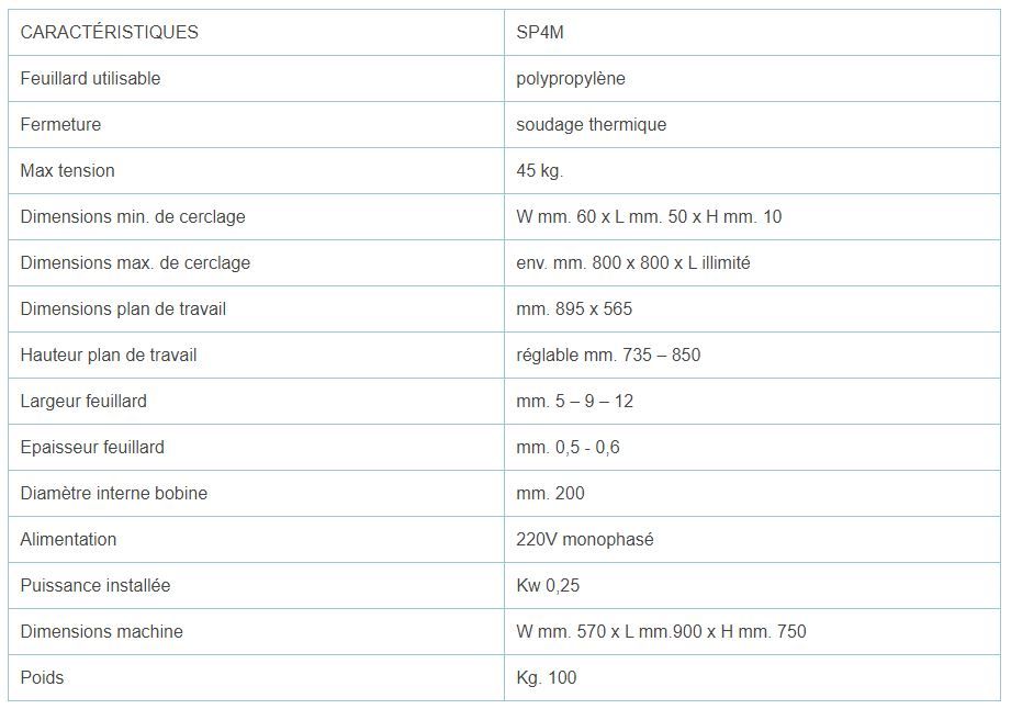 SP4M - Cercleuse semi-automatique Ferplast - 100 kg - Idéale pour emballages sécurisés_5