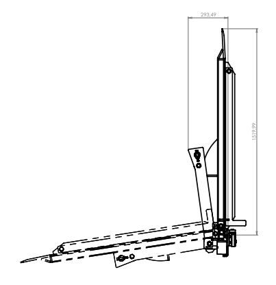 Niveleur de quai mécanique - Alapont - charge max 5000 kg - passerelles manuelles en acier antidérapant_5