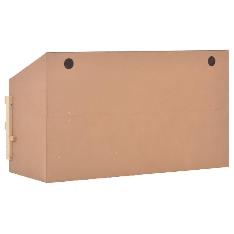 Vidaxl pondoir 4 compartiments 106x40x59 cm bois de pin massif 170657_5