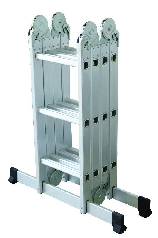 Échelle transformable multi-positions Centaure - Aluminium, plateforme 4x3, articulations automatiques, charge 150 kg_5