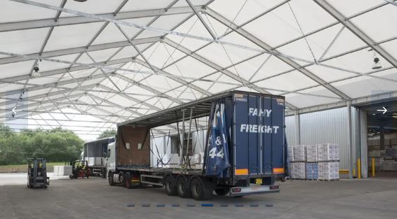 Bâtiment Logistique Industriel - Plateforme de Gestion des Marchandises - HTS TENTIQ GMBH - Entrepôt modulaire de stockage et distribution_5