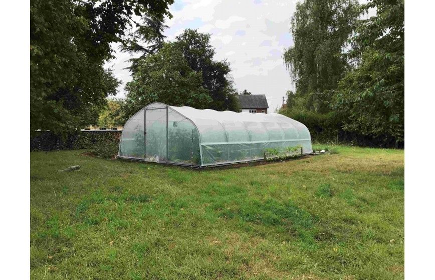 Serre de jardin avec un pied droit de 1,20m - 5ème SAISON_0