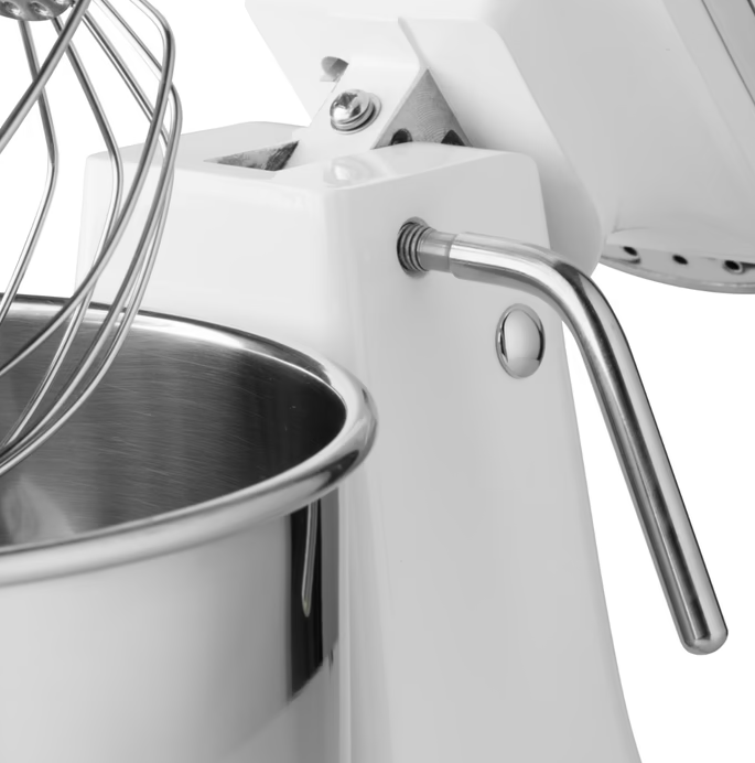 Mixer planétaire - 7 L - jusqu'à 2 kg de pâte - blanc | Maxima - 09300154_5