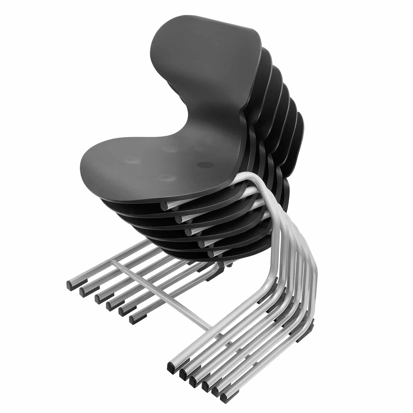 Chaise scolaire à Piètement Luge Recyclée - Coque en Polypropylène Recyclé - EWS.5_5