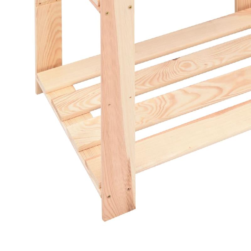 Vidaxl étagères de rangement à 3 niveaux 3 pcs 60x38x90 cm pin 150 kg 3051122_5
