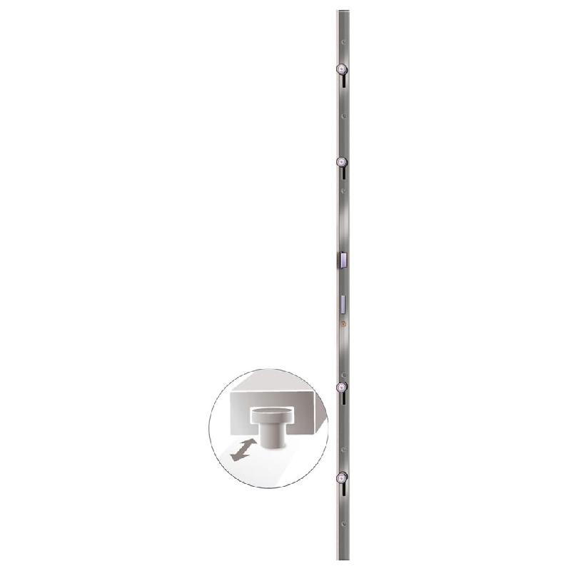 Vidaxl porte d'entrée anthracite 108x208 cm pvc 3157102_5