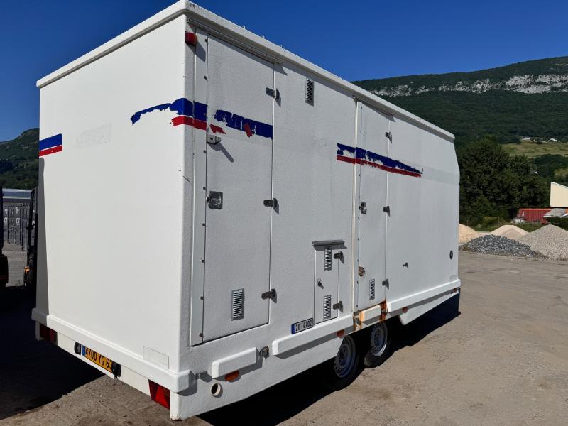 JCR M490PA Remorque cabane de chantier 2 essieux_5