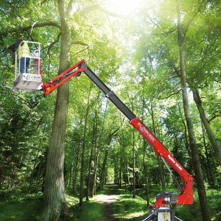 Nacelle araignée sur chenille compacte - Spider 13.80 - Portée latérale optimisée et hauteur de travail 13,40 m_5