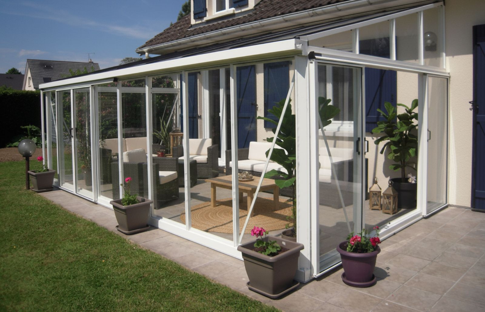 Serre en verre adossée pour un véritable espace de vie - Arcadia Plus_5