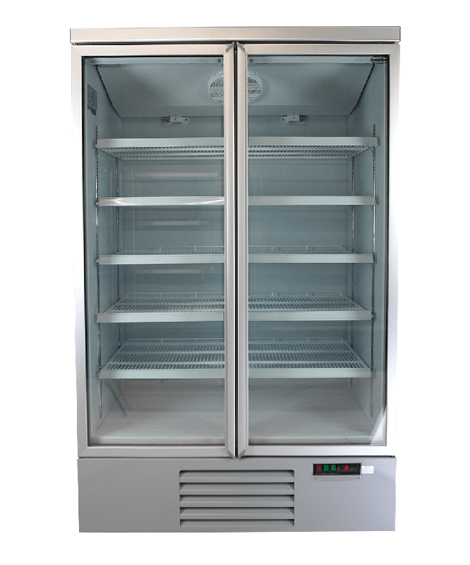 Réfrigérateur 2 portes en verre jde-1000r 7455.2200 COMBISTEEL_5