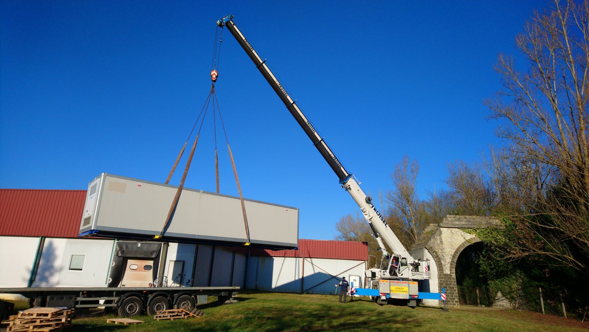 Chambre froide transportable Superbox - température dirigée de -30°C à 30°C - stockage jusqu'à 44 europalettes_5