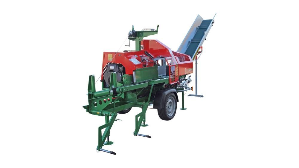 Combiné à bois de chauffage Magika Universal 16-18 tonnes - Thor - diamètre de coupe 38 cm - longueur de fendage max 50 cm - commandes manuelles et construction compacte_5