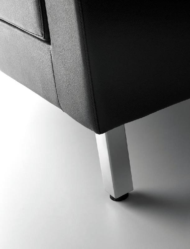 Fauteuil d'attente en cuir OXEL - Sokoa._5