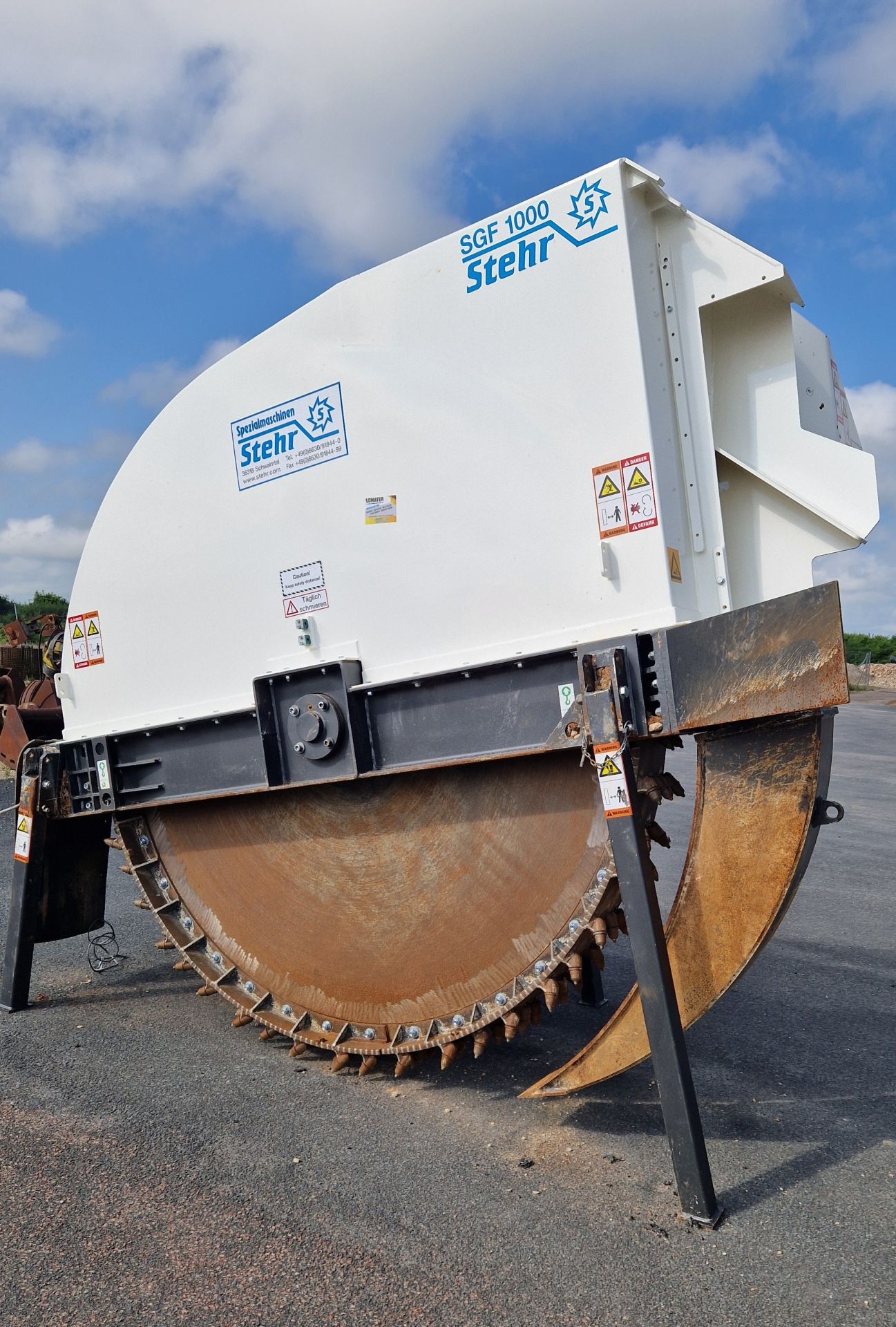 Trancheuse polyvalente pour la réalisation des tranchées entre 15 et 25 cm et jusqu'à 100 cm de profondeur - SGF 1000 STEHR_5