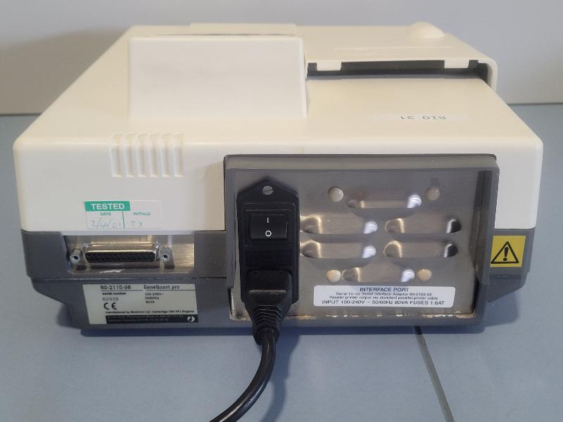 Gene quant pro rna/dna calculateur biochrom_5