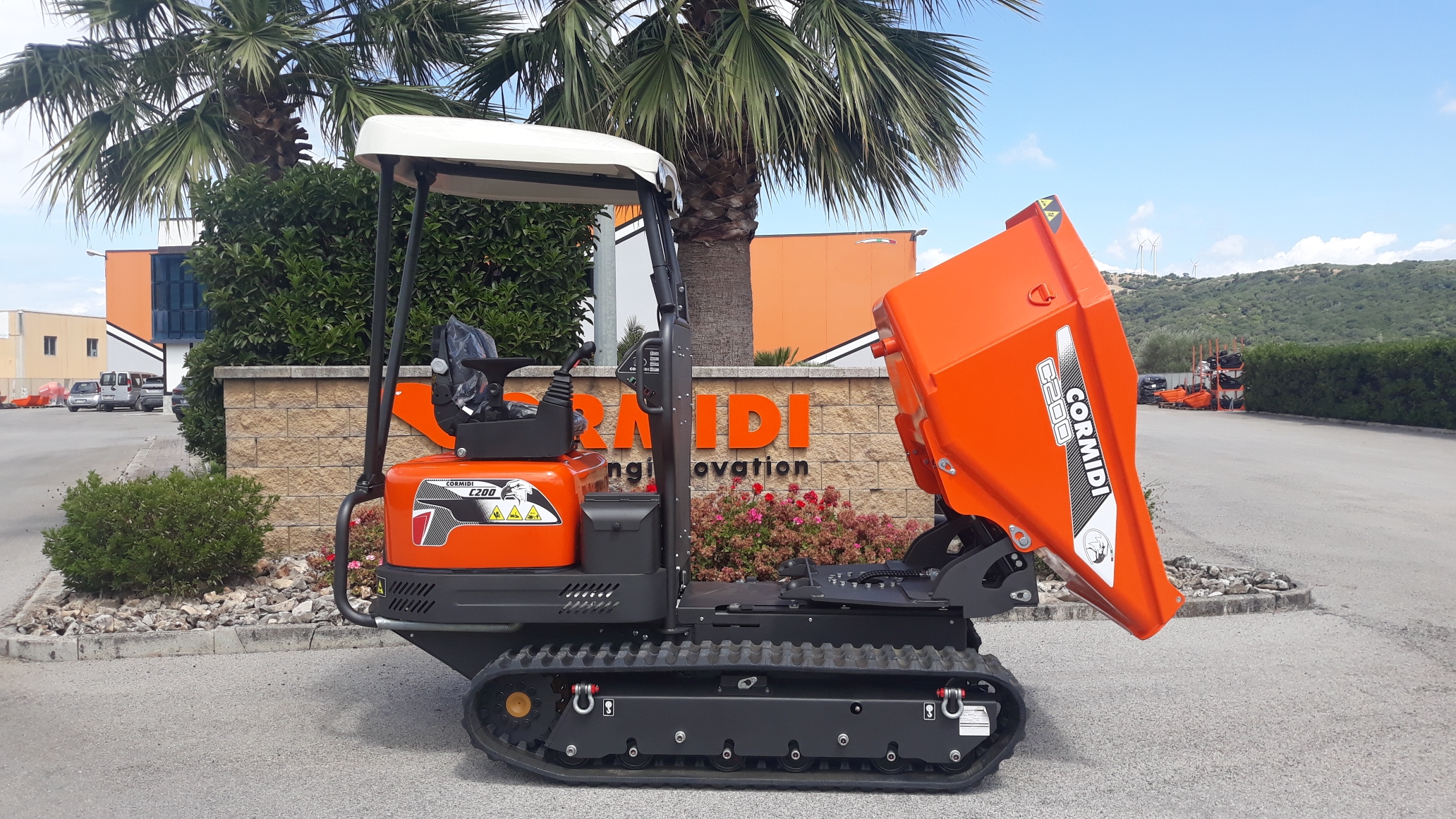 Dumper hydrostatique haute performance - capacité 2000 kg - Cormidi - idéal pour travaux de construction, jardinage et agricoles_5