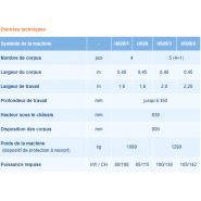 U028 - Charrue agricole à châssis fixe - Bomet - Largeur de travail 40 cm et 45 cm_5