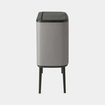 Poubelle tri sélectif Bo Touch Bin - 11 + 23 litres - Mineral Concrete Grey - Brabantia, 34L, 2 compartiments_5