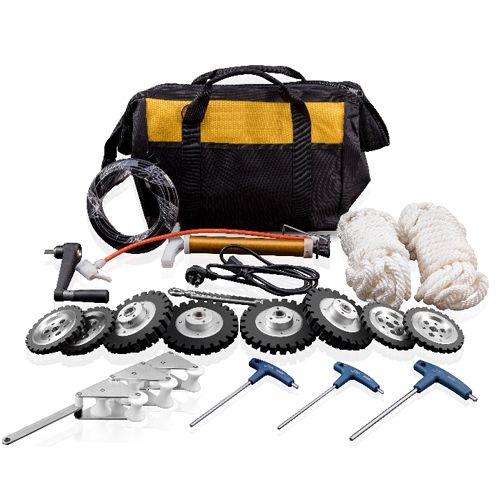 Crawler d'inspection ITV modulaire - XP Motoflex 4MP - caméra couleur 4MP et chariot motorisé IP68_5