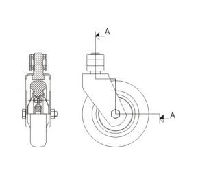 Chariot plateforme à 2 dossiers - monobloc pour ateliers, entrepôts et magasins - capacité jusqu'à 600 kg_5