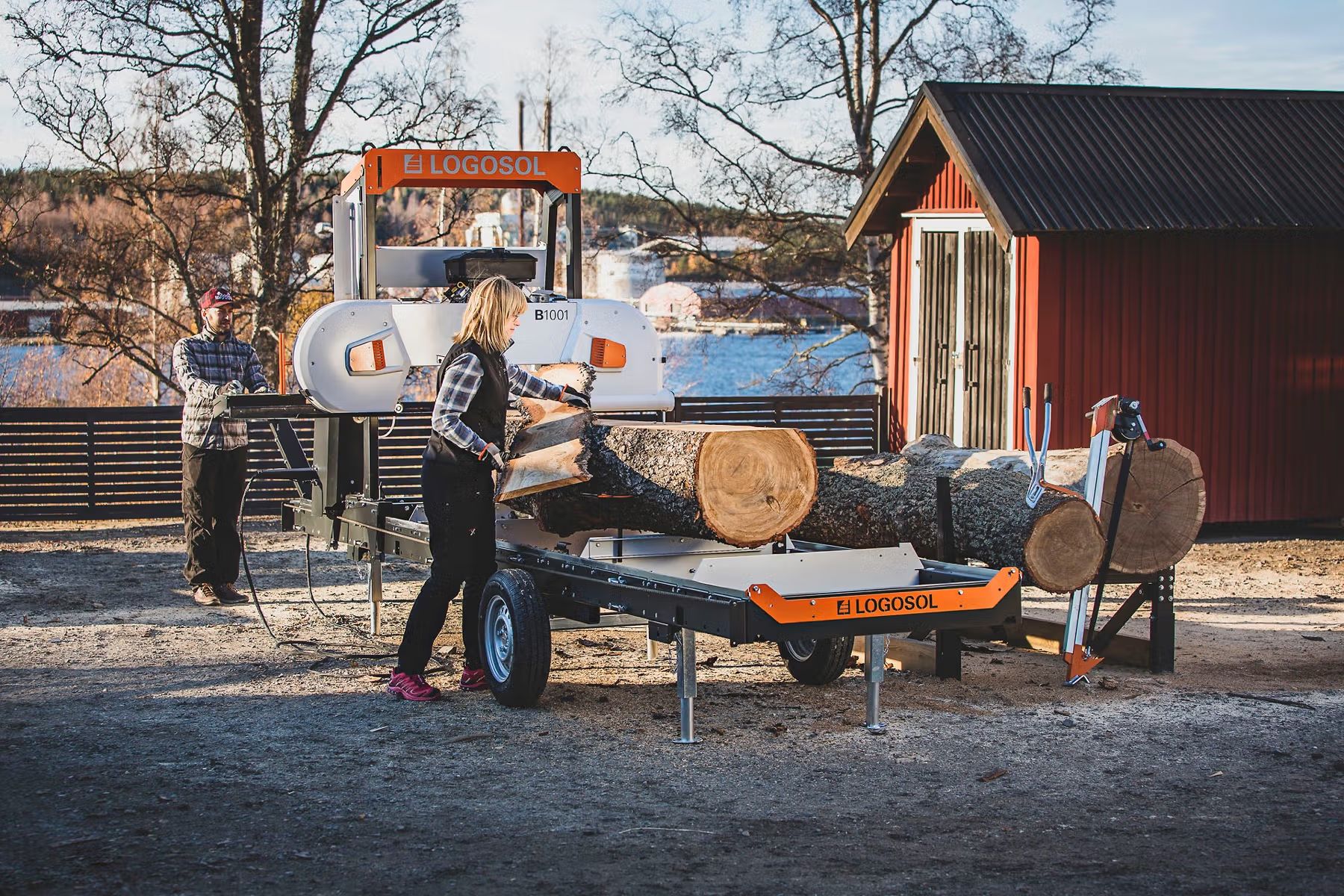 Scieries à ruban B1001 CutSet (Manuelle) thermique ou éléctrique - LOGOSOL_5