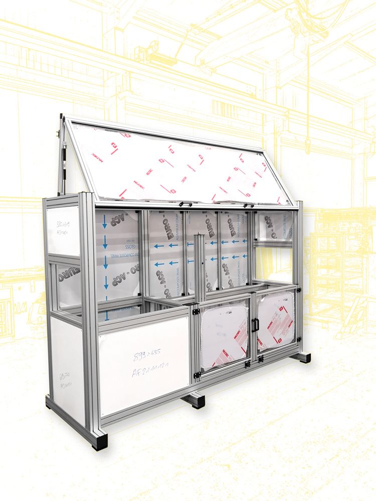Carters de sécurité en profilés d'aluminium - Protection sur-mesure pour machines et robots_5