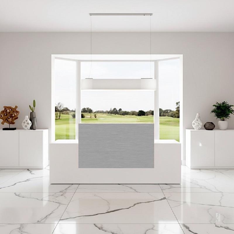 Bureau réception Pano Ofitres - choix & qualité - 120, Gris aluminium_5