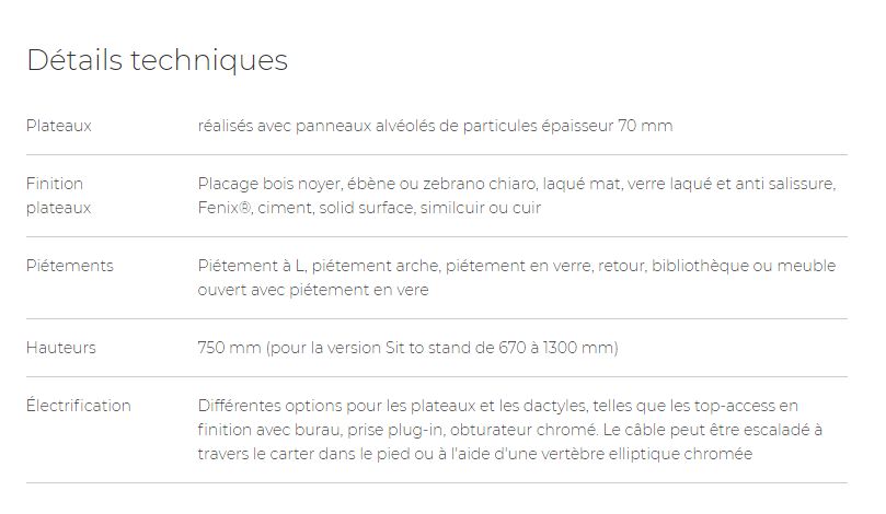 Kyo - bureaux de direction - martex - hauteurs 750 mm_5