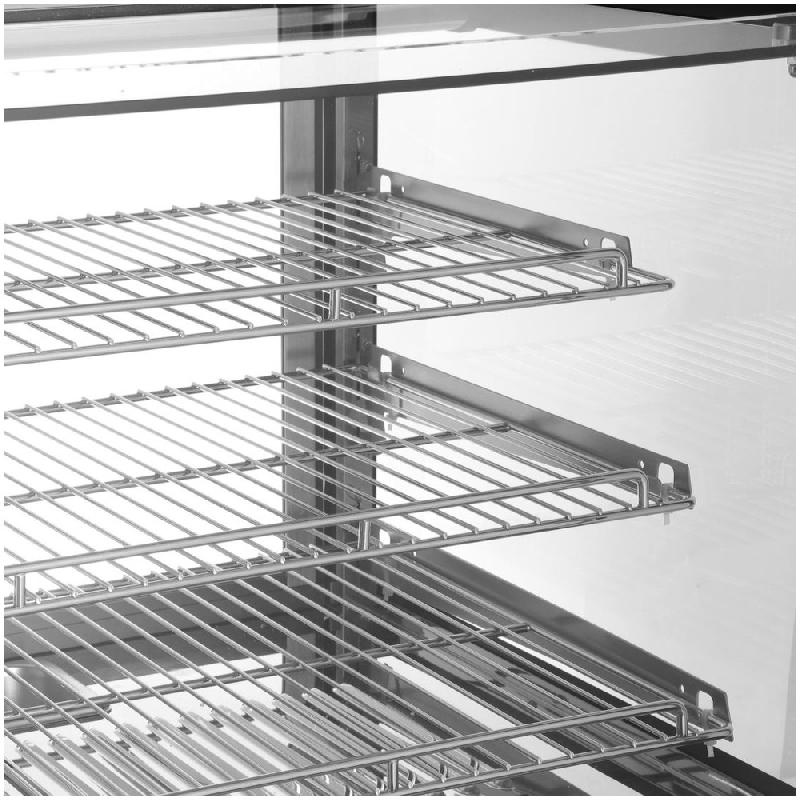 Vitrine chauffante de comptoir carrée Buffalo 160L | Buffalo - HW924_5