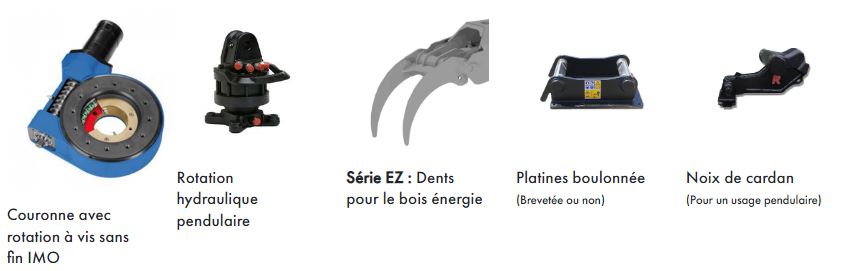 Accessoire forestier pour scier et charger efficacement