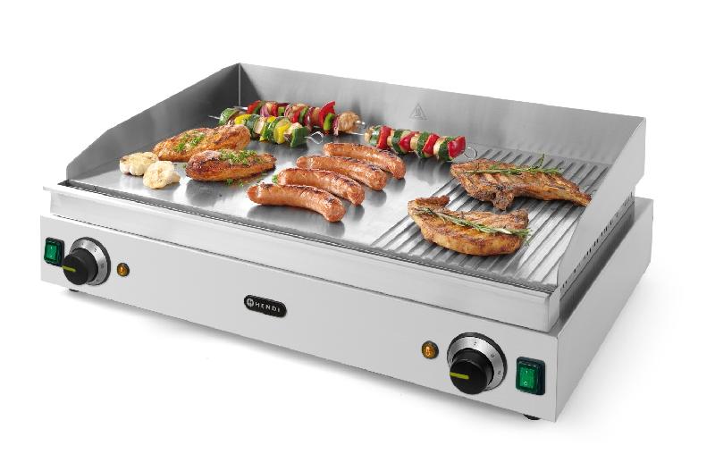 Grill Profi Line 2/3 lisse 1/3 rainuré 688x410mm HENDI_5