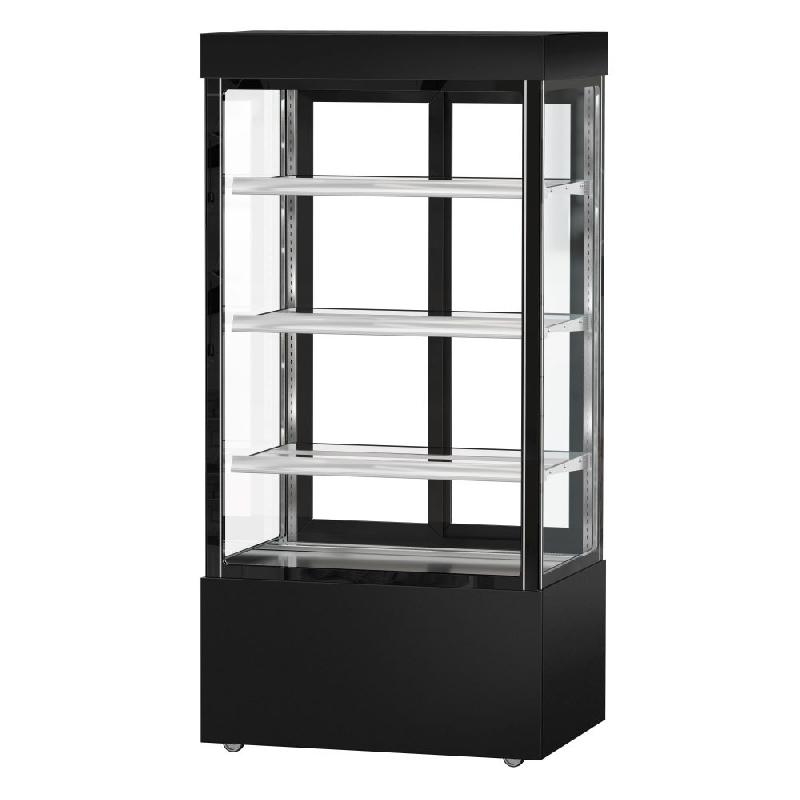 Vitrine réfrigérée pour pâtisserie MADRID - 1000 mm - 3 étagères - Noir_5