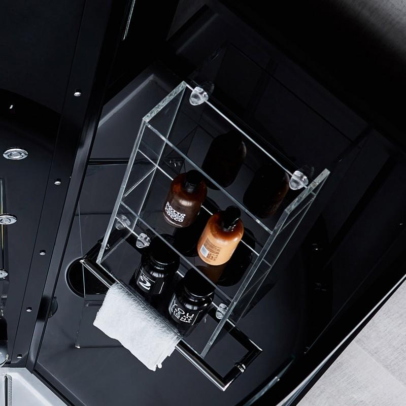 CABINE DOUCHE HAMMAM DUO ARCHIPEL® QDR 115C BLACK_5