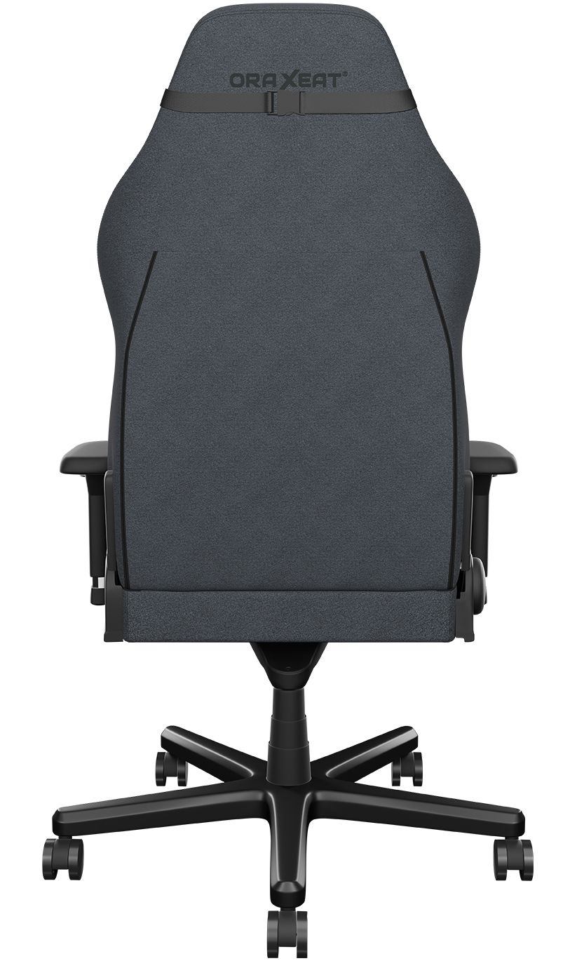 Siège réglable en tissu déperlant avec mousse de haute densité 55 kg/m3 - ORAXEAT TK800F - Gris foncé / Noir - Réf : ORX_TK800F_BKLG_5