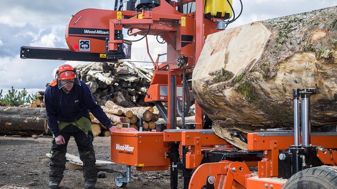 Machine LT40 offrant des performances de coupe optimales grâce à des lames Wood-Mizer