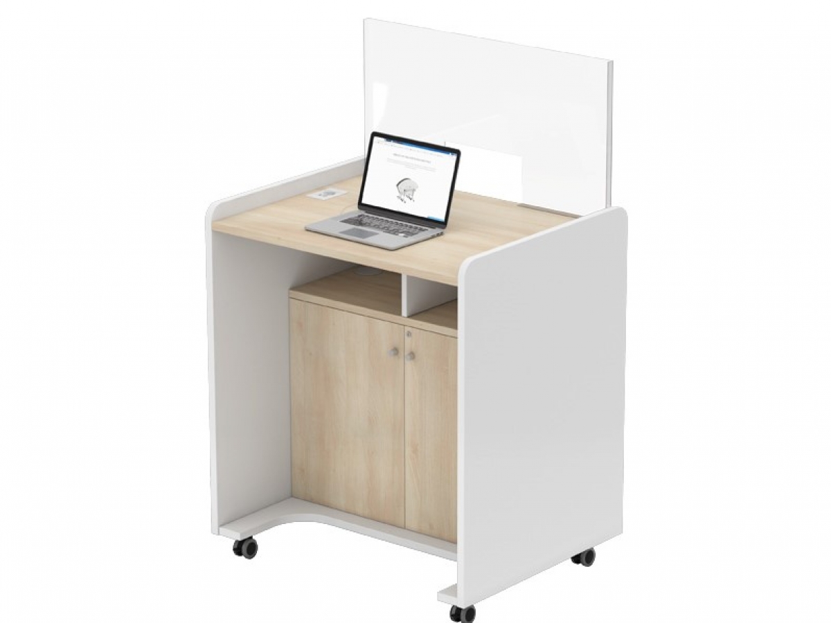 Banque d'accueil mobile BAM - Polyvalente, fonctionnelle et design - Fabrication française_5