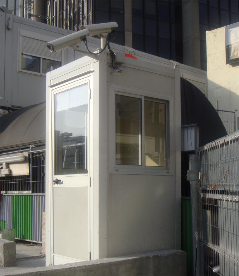 Bungalow de chantier mgn 12 / monobloc / guérite / aménagé / 1.2 x 1.11 x 2.59 m_5