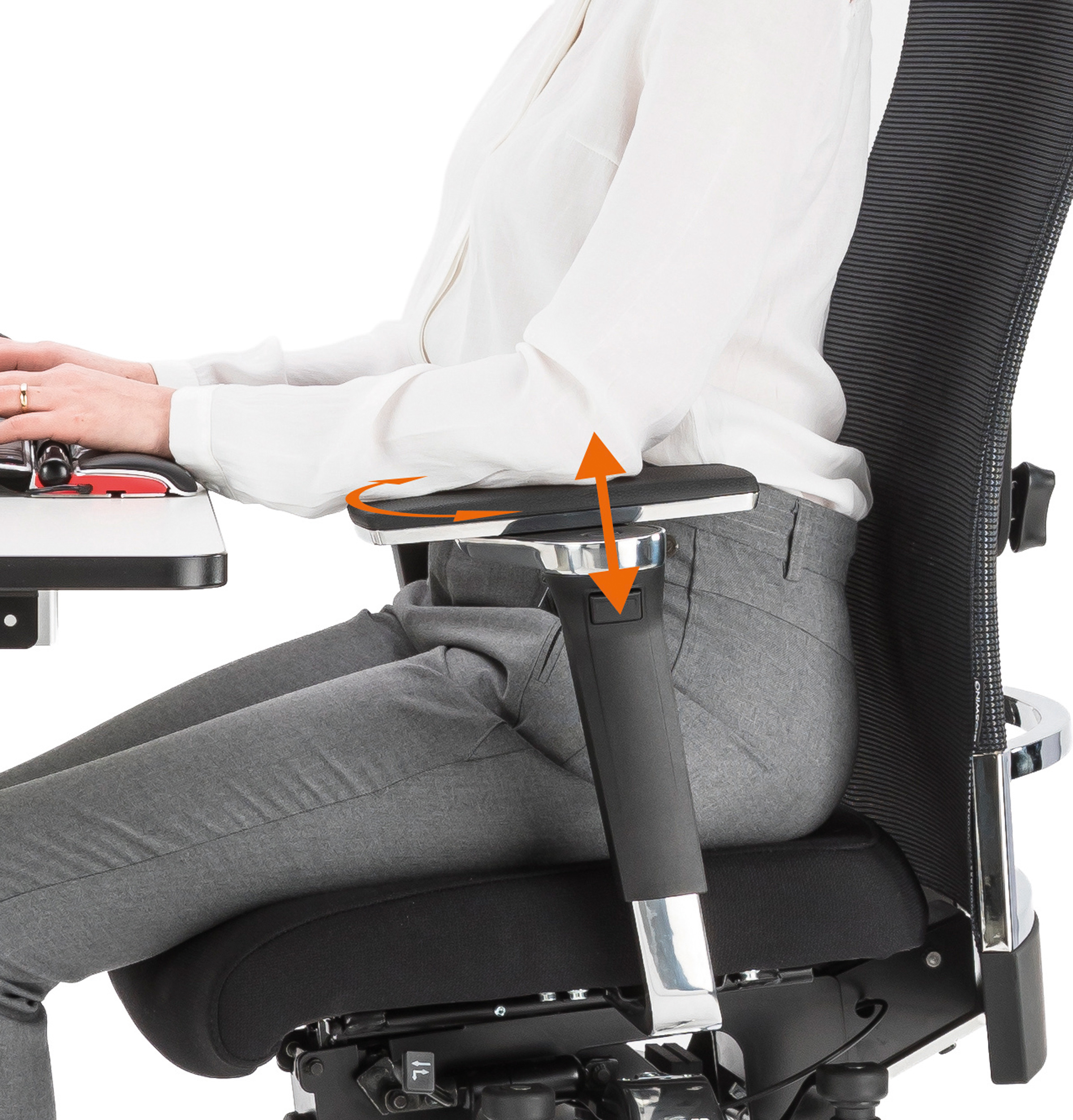 Siège anti mal de dos - Très haut dossier 70cm - 670qins spécial bsf - Système d'assise 3D® et repose-tête réglable_5