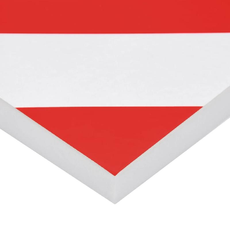 Vidaxl protecteurs de mur 6 pcs rouge et blanc 50x20x2 cm mousse eva 153104_5