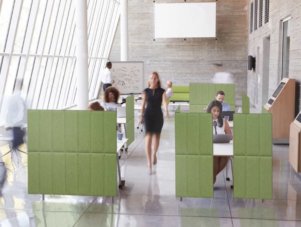 Écran acoustique Ecodesk - ergonomique, écologique et efficace - atténuation sonore jusqu'à 95%_5